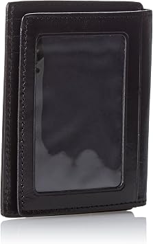 Bosca Old Leather Collection - Front Pocket Wallet Black Leather One Size