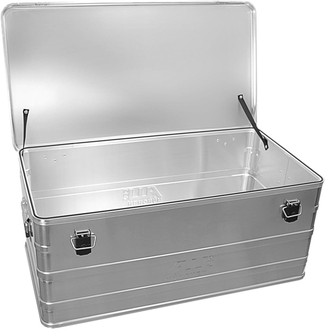 Transport, storage containers made of aluminum Alutec 30140 Dimensions (L x W x H) 902 x 495 x 367 mm Material 1.0 mm th