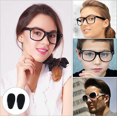 Miniatura 6 de Almohadillas de nariz para gafas almohadillas adhesivas antideslizantes para la nariz para gafas almohadilla de silicona suave para la nariz para