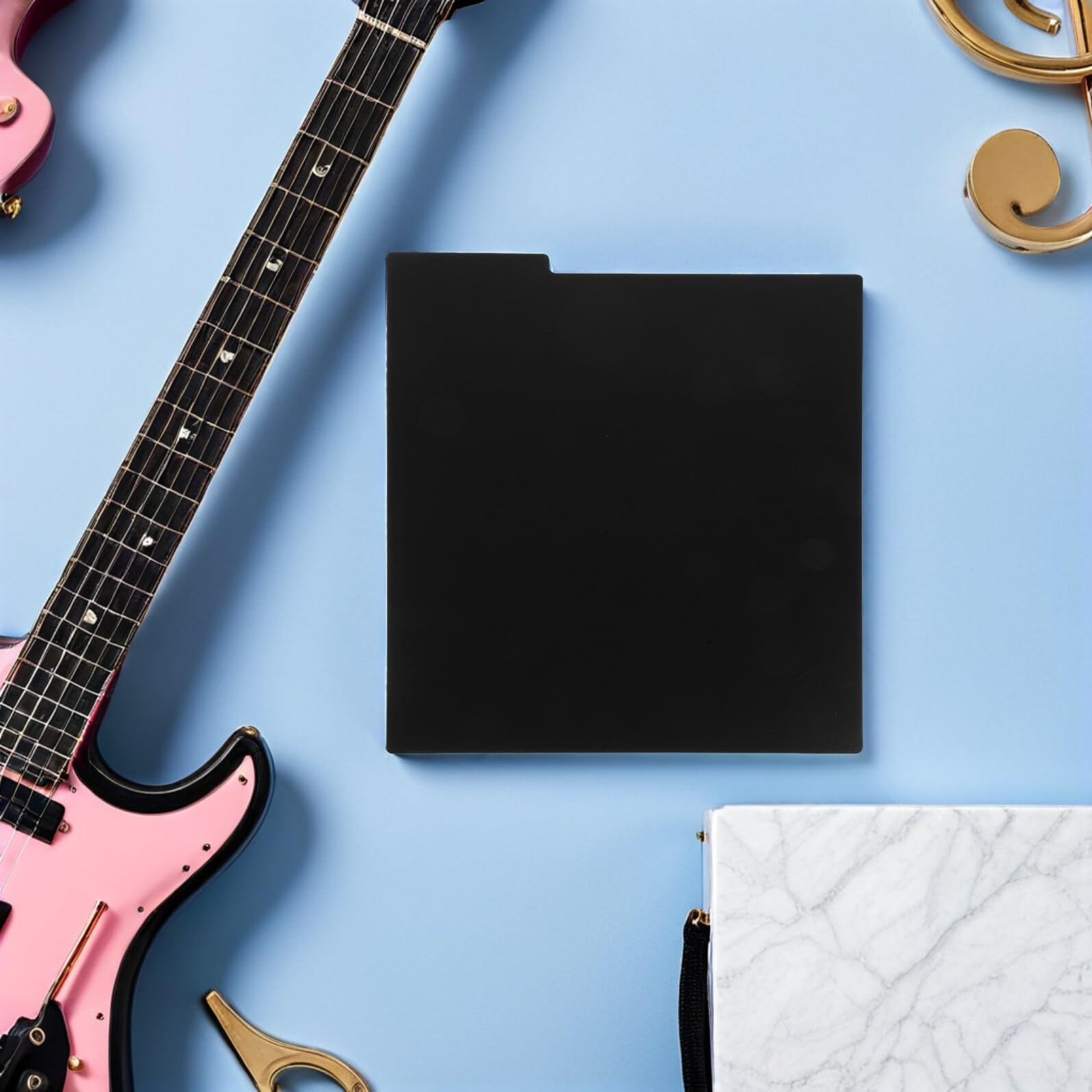 SOIMISS 16 Pezzi Divisori per Album Vinile in PVC Nero 330x317mm, Separatori per Dischi in Vinile Riutilizzabili per Organizzazione Collezioni, Accessori Salvaspazio per Ufficio e Studio