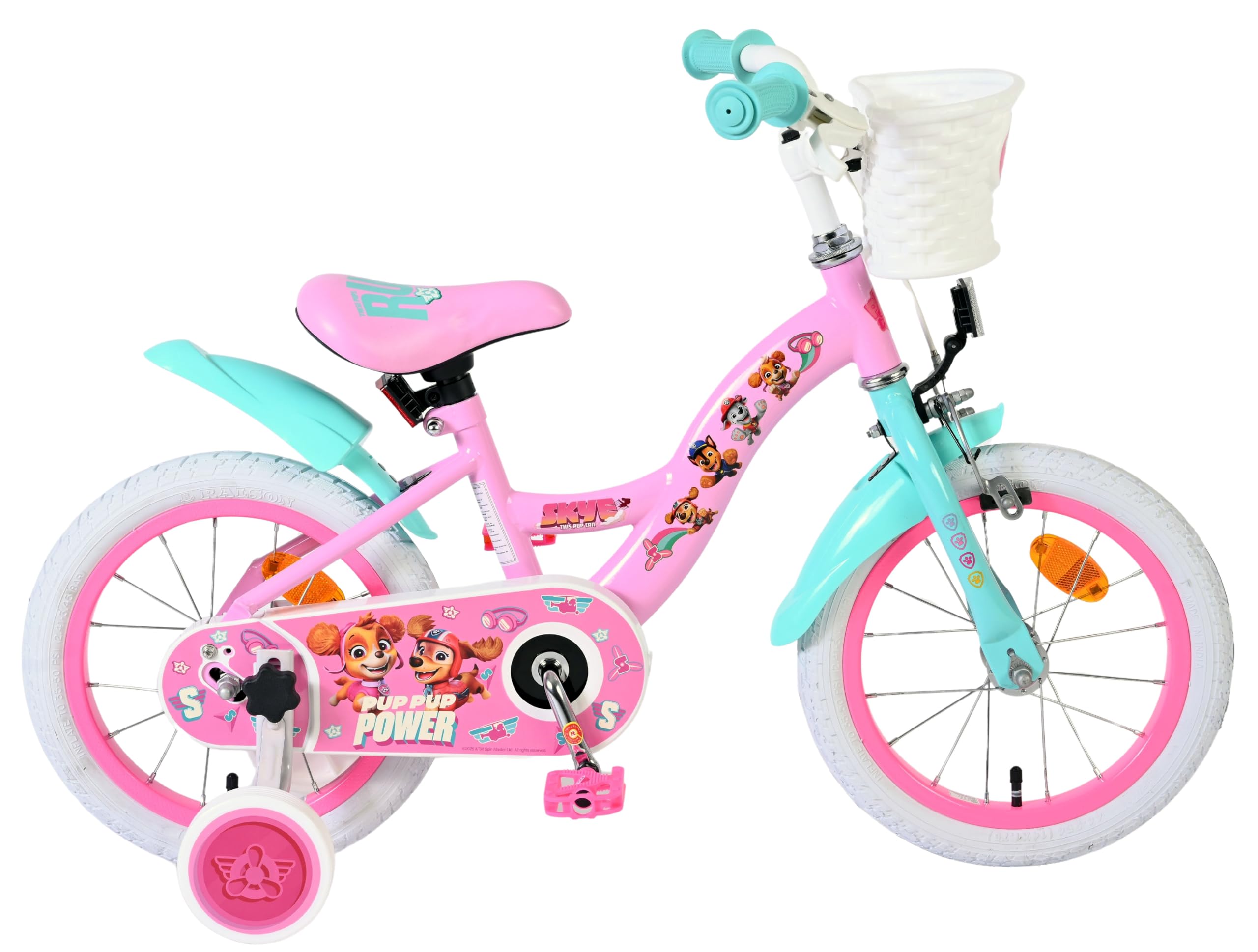Paw Patrol Bicicletta per bambini – Bambina – 14 pollici – Rosa
