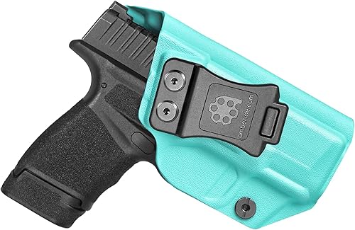 Vista 17 de Amberide Hellcat IWB Holster, Kydex Concealed Carry Holster for Springfield Armory Hellcat/Hellcat Pro, No Optic/No Laser, Posi-Click Retention