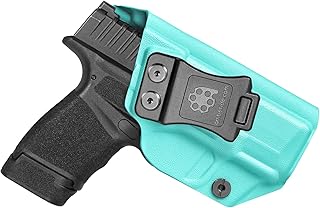 Amberide Springfield Hellcat IWB Holster,Kydex-Boltaron Inside Waistband Fit Springfield Armory Hellcat 9mm,Secure Retention,Quick Draw,0-30°Adjustable