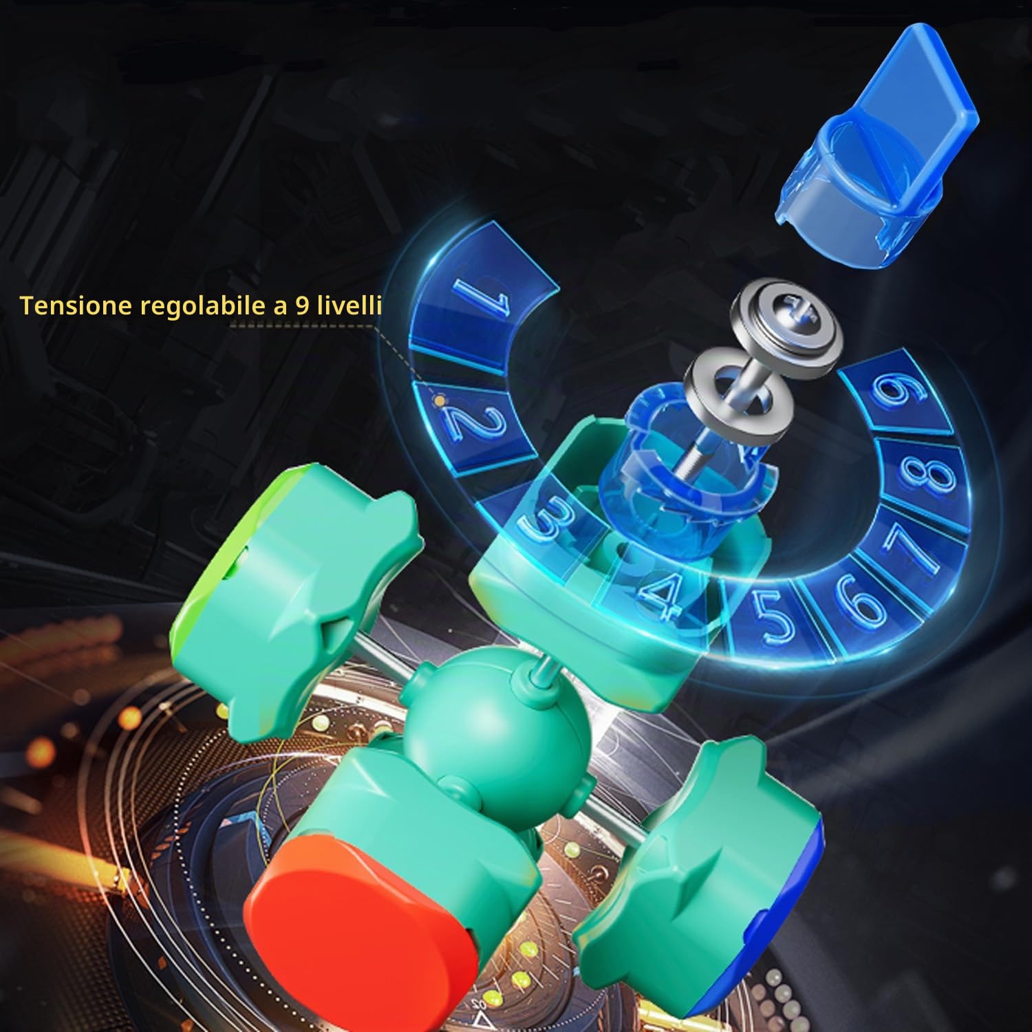 Moyu RS3M V5 Dual Adjustment 3x3 Speed Cubo Magico Senza Adesivo Silky e Fluente Competitivo per gli Amanti del Cubo (Magnetic Dual Adjustment Version with Robot Box)