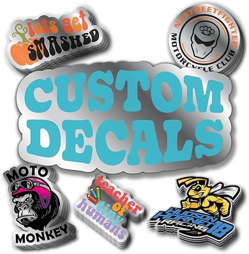 Diseña tus propias etiquetas adhesivas de vinilo cromado. Sube tu foto, texto, logotipo o imagen. Resistente a la decoloración UV, apto para