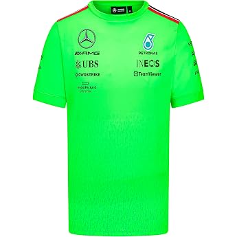 MERCEDES AMG PETRONAS Formula One Team - 2023 Team Setup T-Shirt - Green - Men - Size XL
