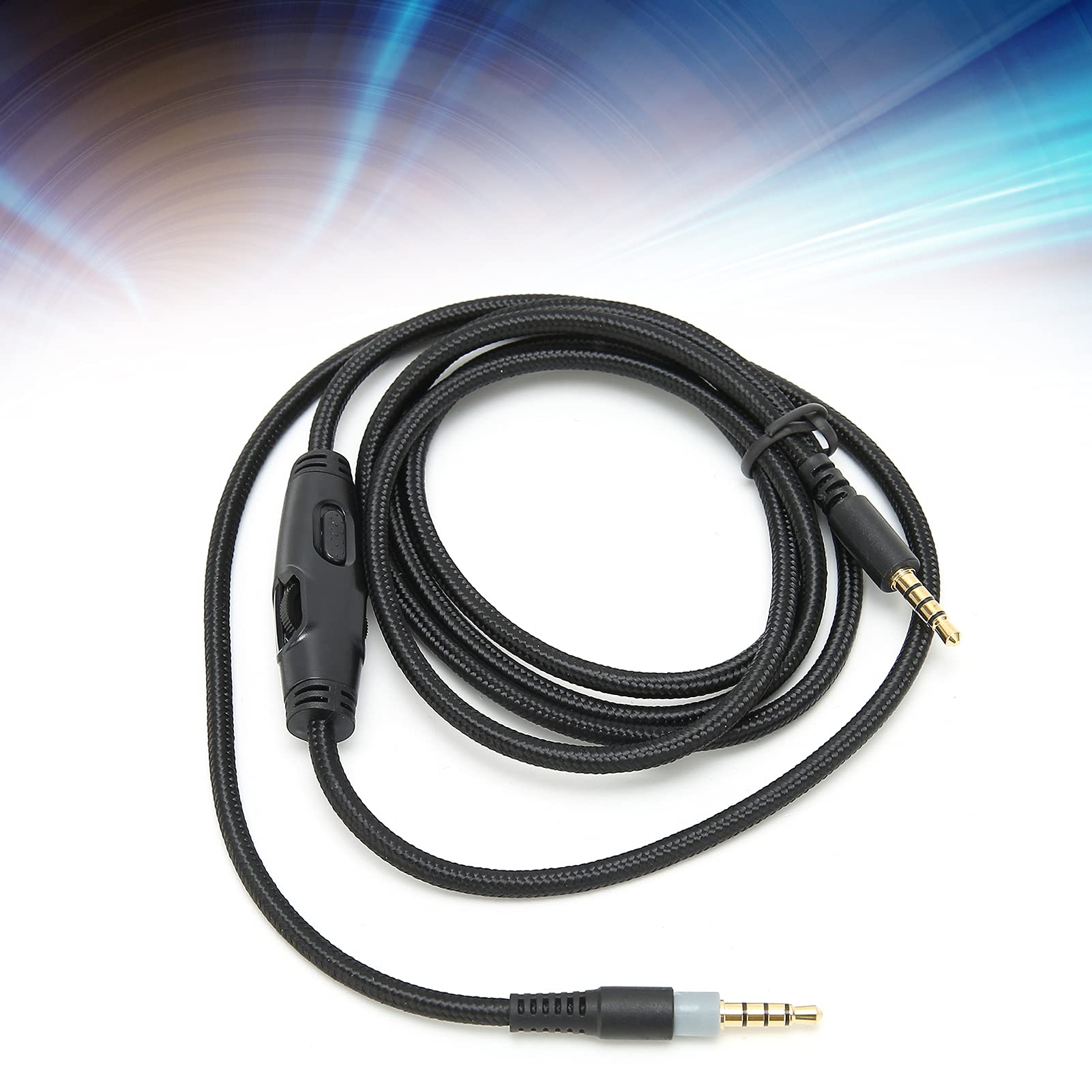 Kabel Jack, Kabel Słuchawkowy 3.5mm Męski na Mikrofon Regulacja Głośności dla Słuchawek Cloud Yperx Audio z