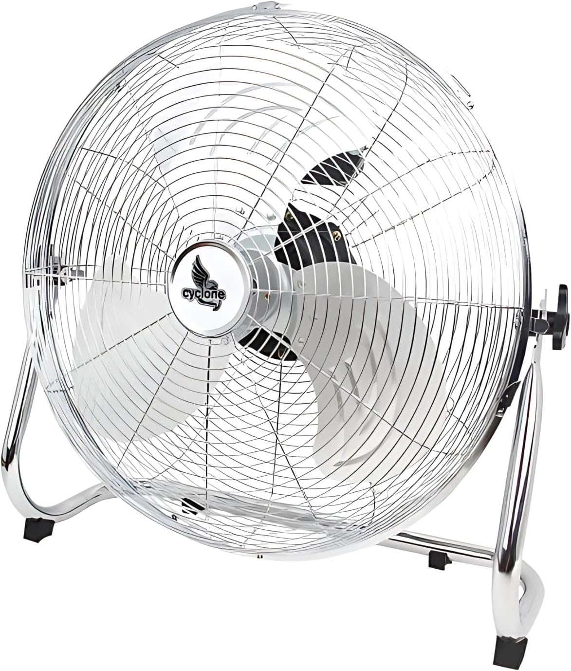 Weedness Cyklonowy wentylator podłogowy, cichy, 50 cm – wentylacja do domu, mini wentylator, mały pojemnik