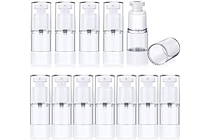 12 Pcs 15 ml Airless Pump Bottles