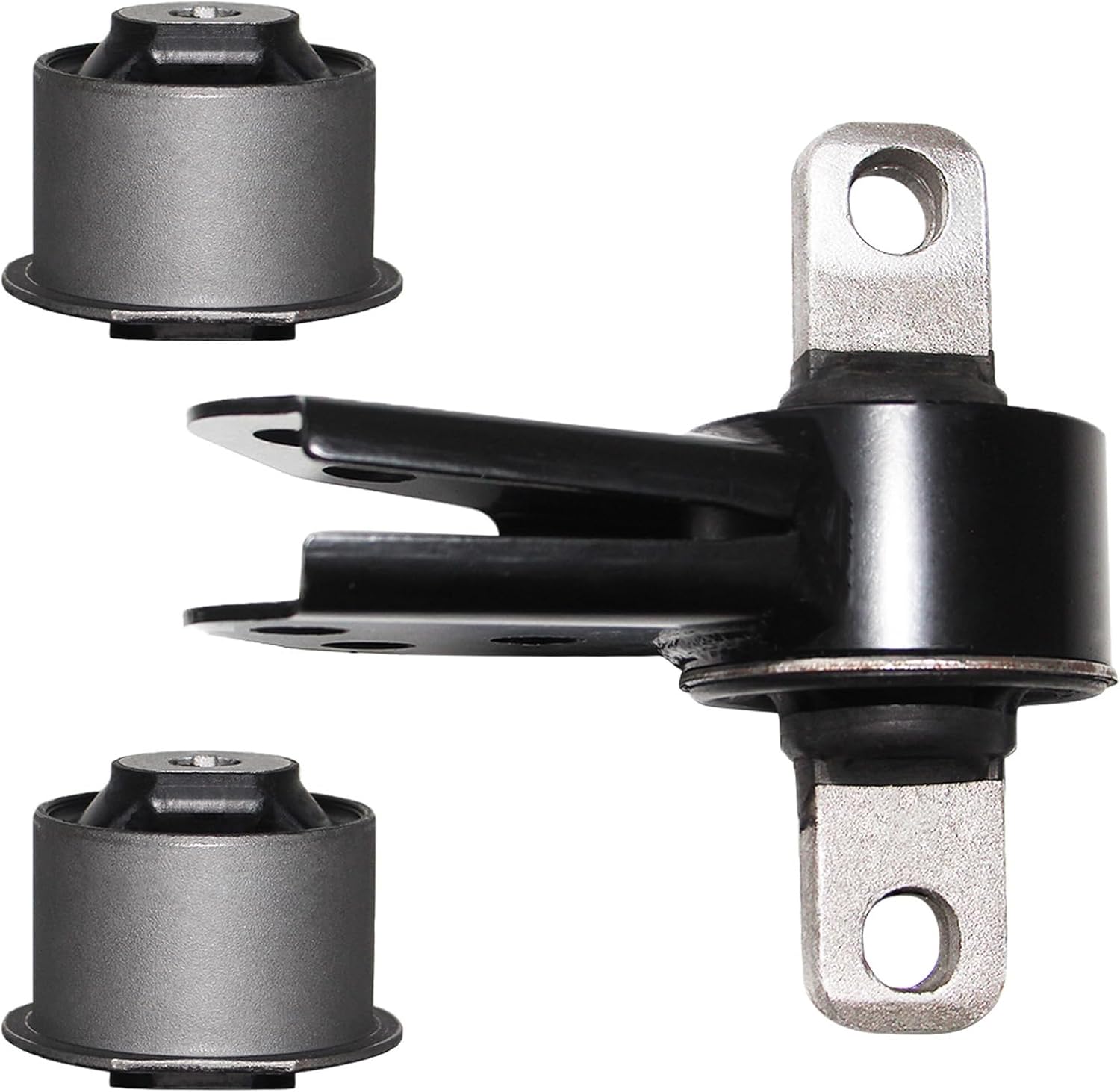 3PCS Front Differential Mount Set with Bushing Bracket Compatible with Jeep Grand Cherokee 2005-2010 Commander 2006-2010, Replaces 52114354AA 52089516AB 905-404 905-405