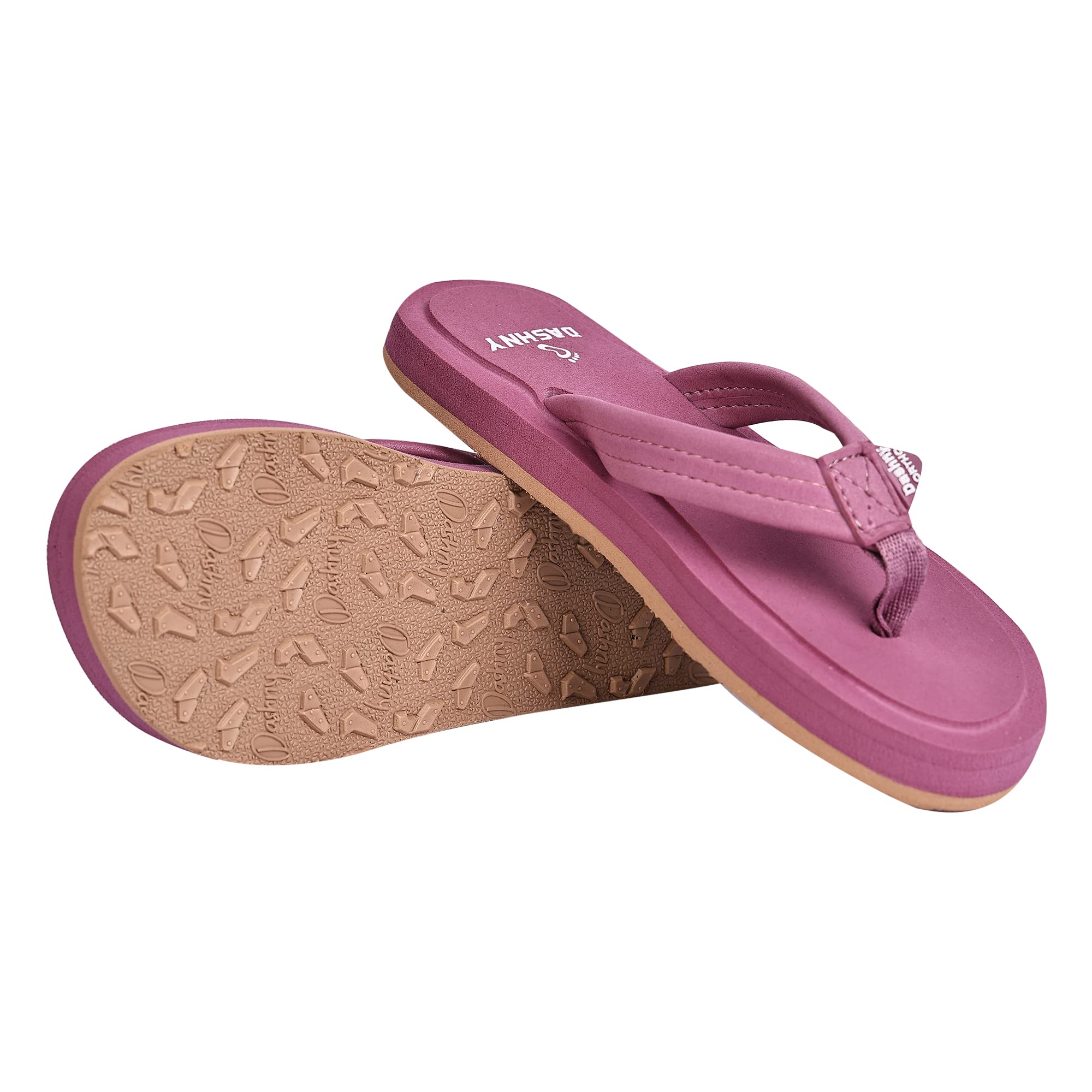 Dashny Eco Flip Flops for Women (1501)|Extra Super Soft Comfortable Slippers | Outdoor Indoor stylish colourful Flip flops | Fashionable flip flop slippers for Women Onion 5 UK (B0BWFN8K4K) Amazon Price History, Amazon Price Tracker
