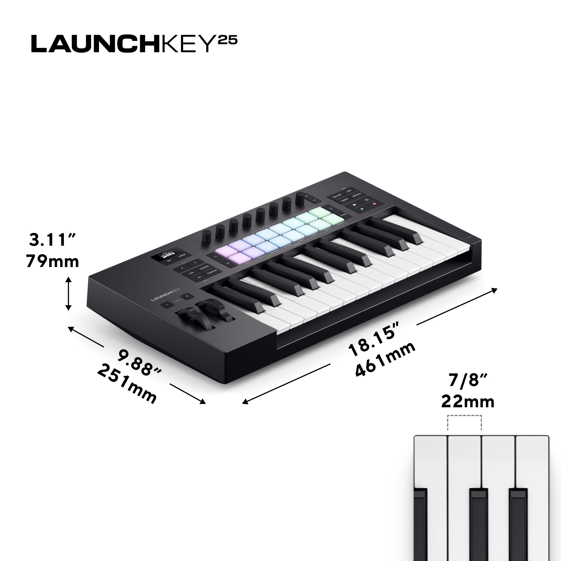 Amazon | Novation/Launchkey 25 Mk4 | MIDIキーボード | MIDI