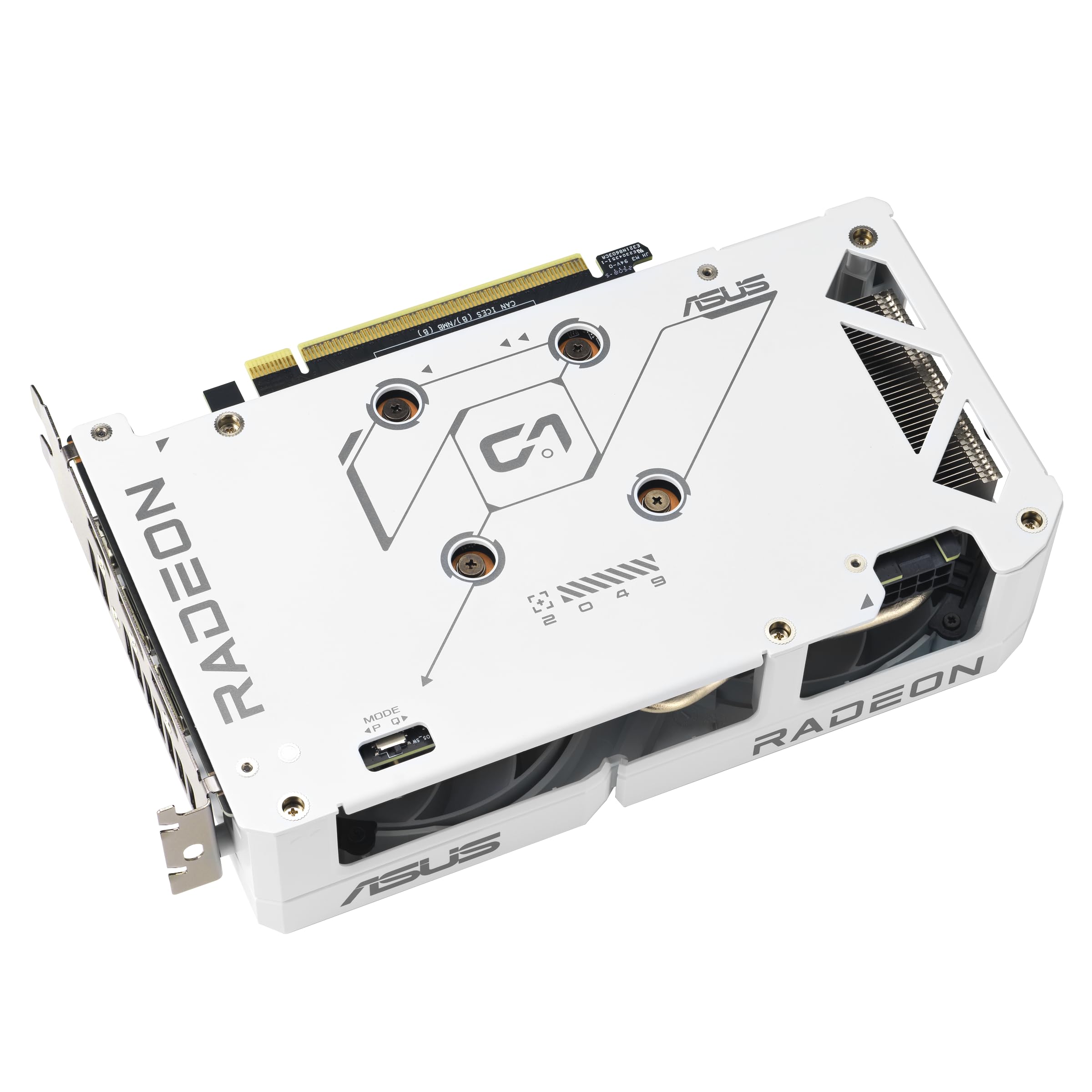 ASUS Dual Radeon RX 9060 XT 16GB GDDR6 White Edition (PCIe 5.0, 16GB GDDR6, HDMI 2.1b, DisplayPort 2.1a, 2.5-Slot Design, Axial-tech Lüfterdesign, 0dB Technologie und mehr)