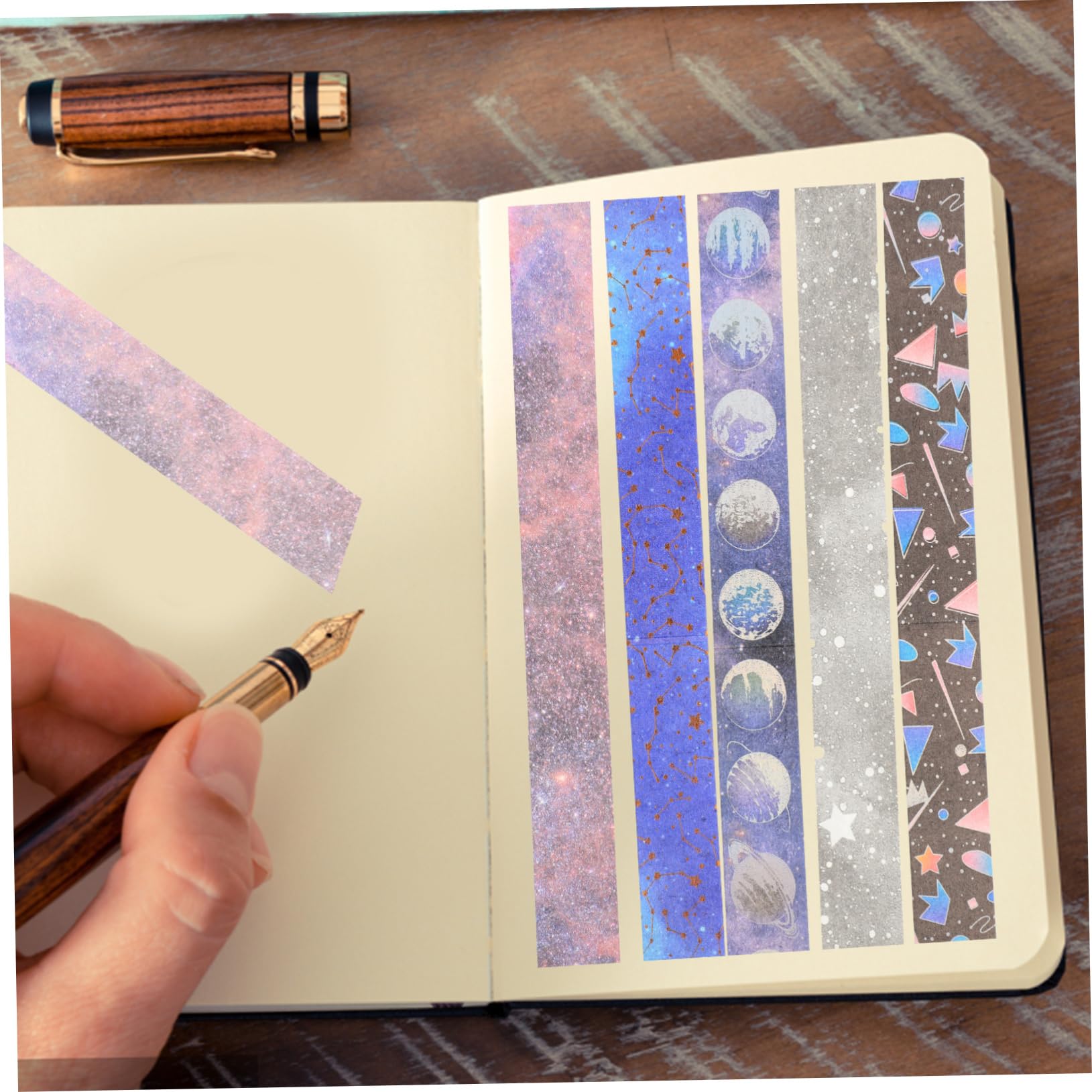 STOBOK 3 Sets Einzigartige Geschenkaufkleber Washi Tapes Für Scrapbooking Dekoratives Und Basteln 19 Rollen * 3