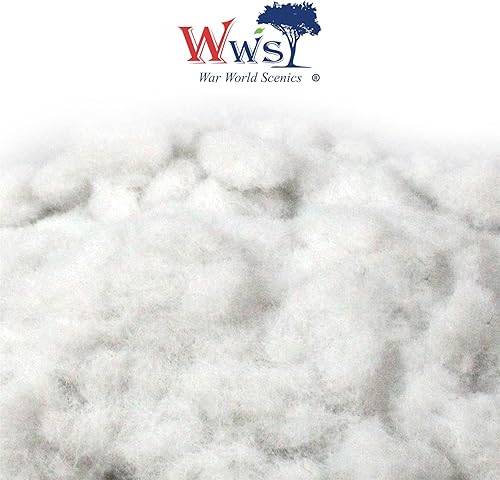Miniatura 2 de WWS War World Scenics WWScenics  Dispersión de nieve de 0.079 pulgadas  Lata de 33.8 fl oz  WSG4-089  Material de escenario modelo realista
