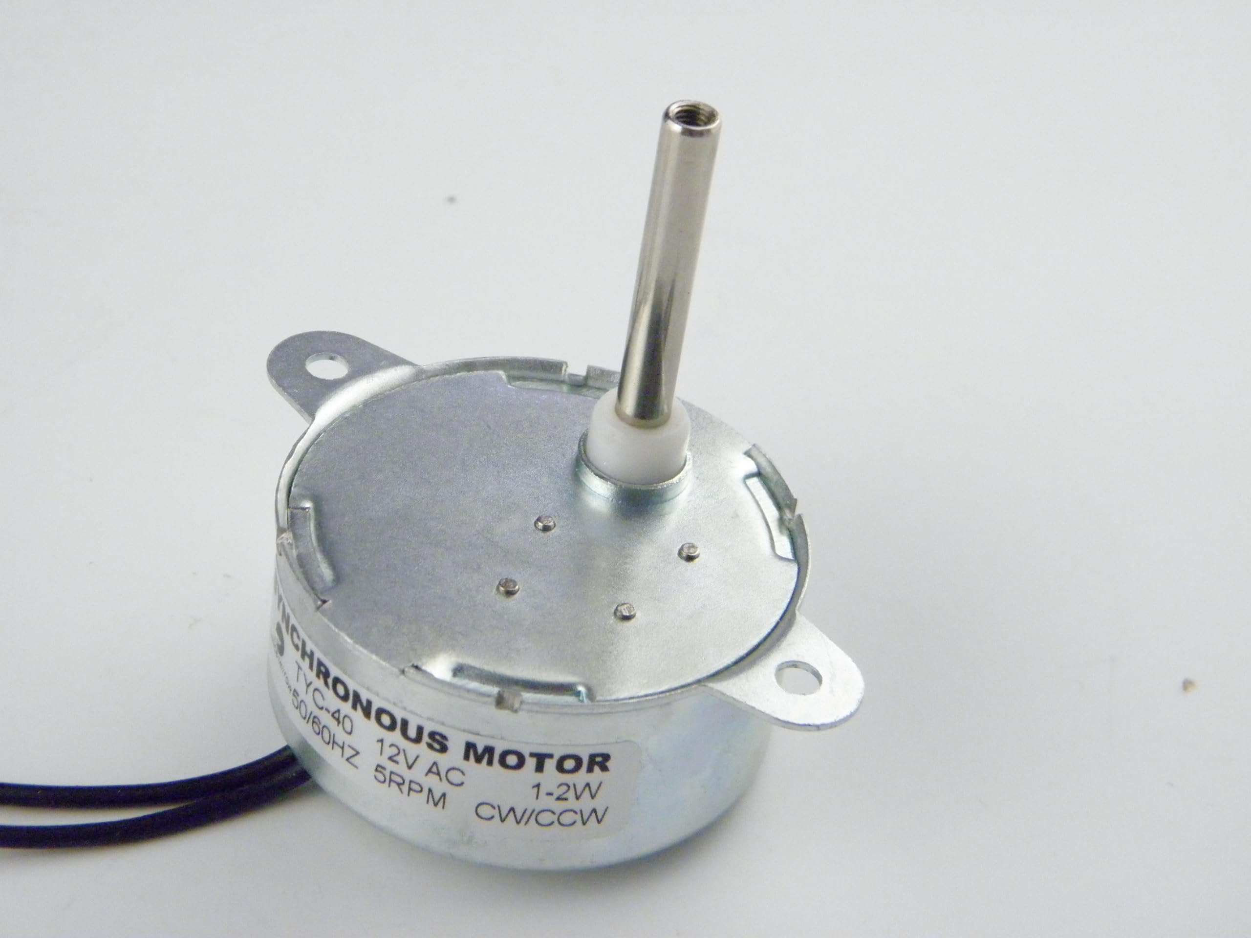 Synchrone motor met versnelling voor doe-het-zelf generator 220V AC (2 Synchrone motor met versnelling voor doe-het-zelf generator 220V AC (2