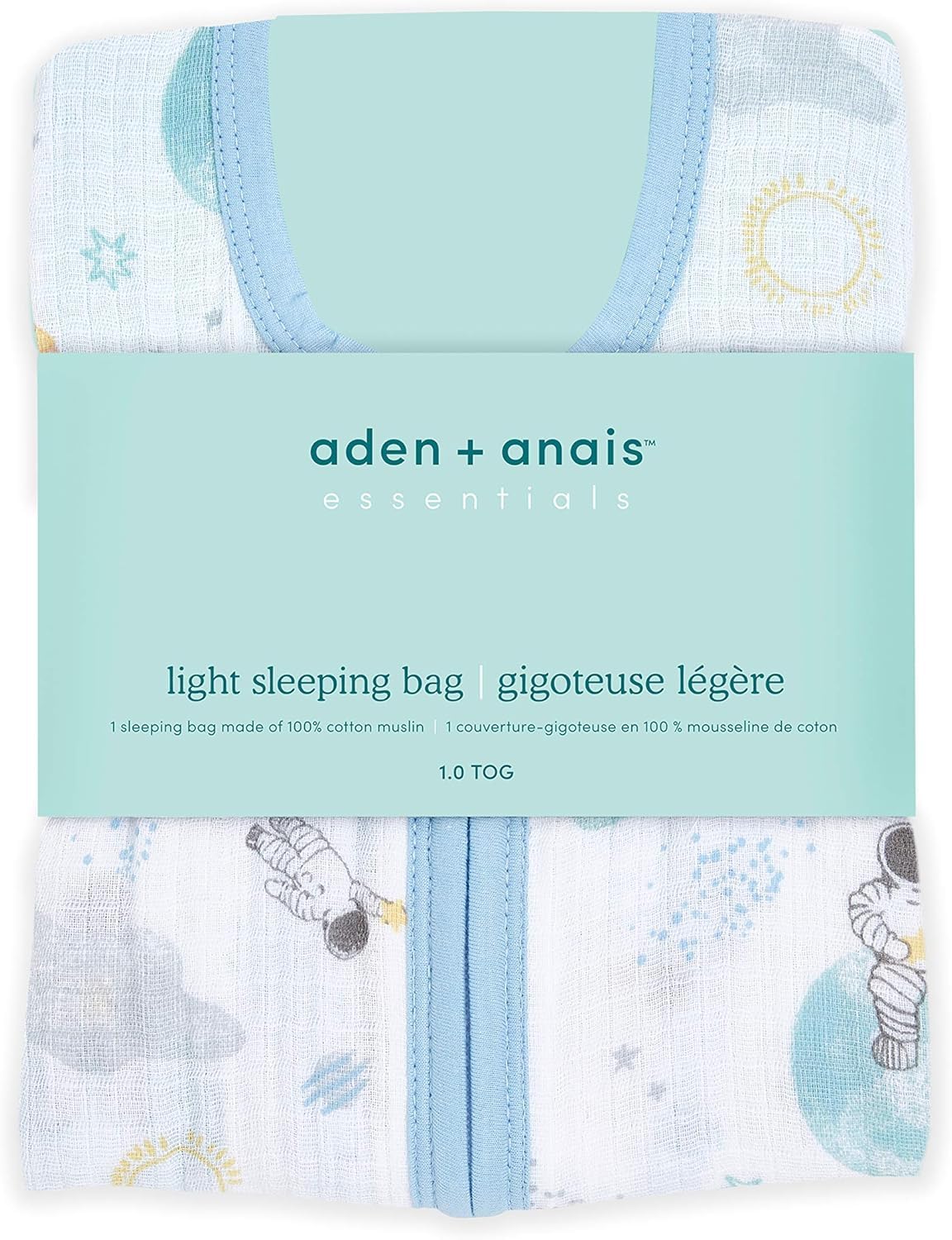aden anais schlafsack 1 7 tog + anais™ Essentials Baumwoll-Musselin-Schlafsack, 1,0 tragbare Decke für Babys, Bunte Muster für Mädchen & Jungen, für Neugeborene aus 100% Baumwoll, 0-6 Monate, Space Explorers Baby Croozer Cargo Kalle Veloanhänger Dynamo Our boutique snap bibs Color:Smoke Lens