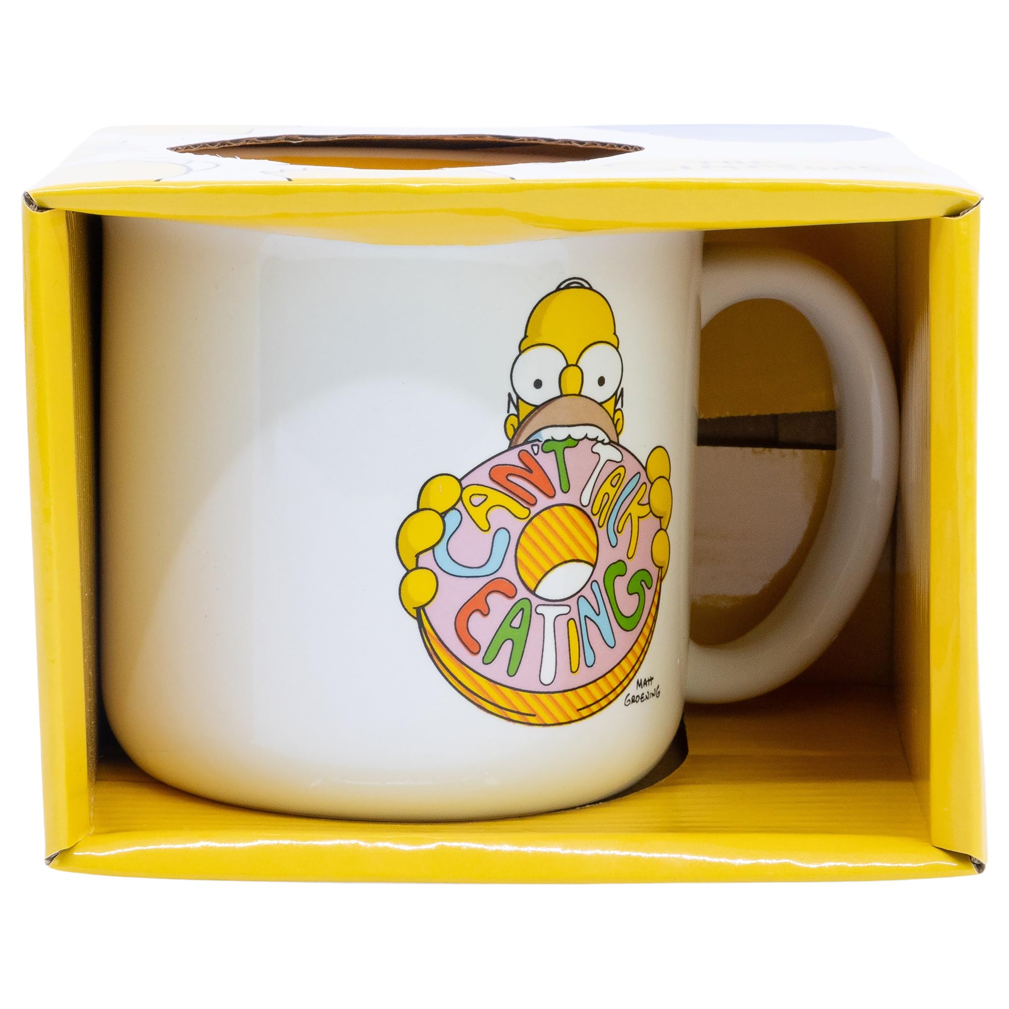 Stor Lemon Tree The Simpsons Ceramic Mug 400Ml - Breakfast Coffee Cup With Original Design - Microwave And Dishwasher Safe - Perfect For Coffee, Tea And Hot Chocolate
