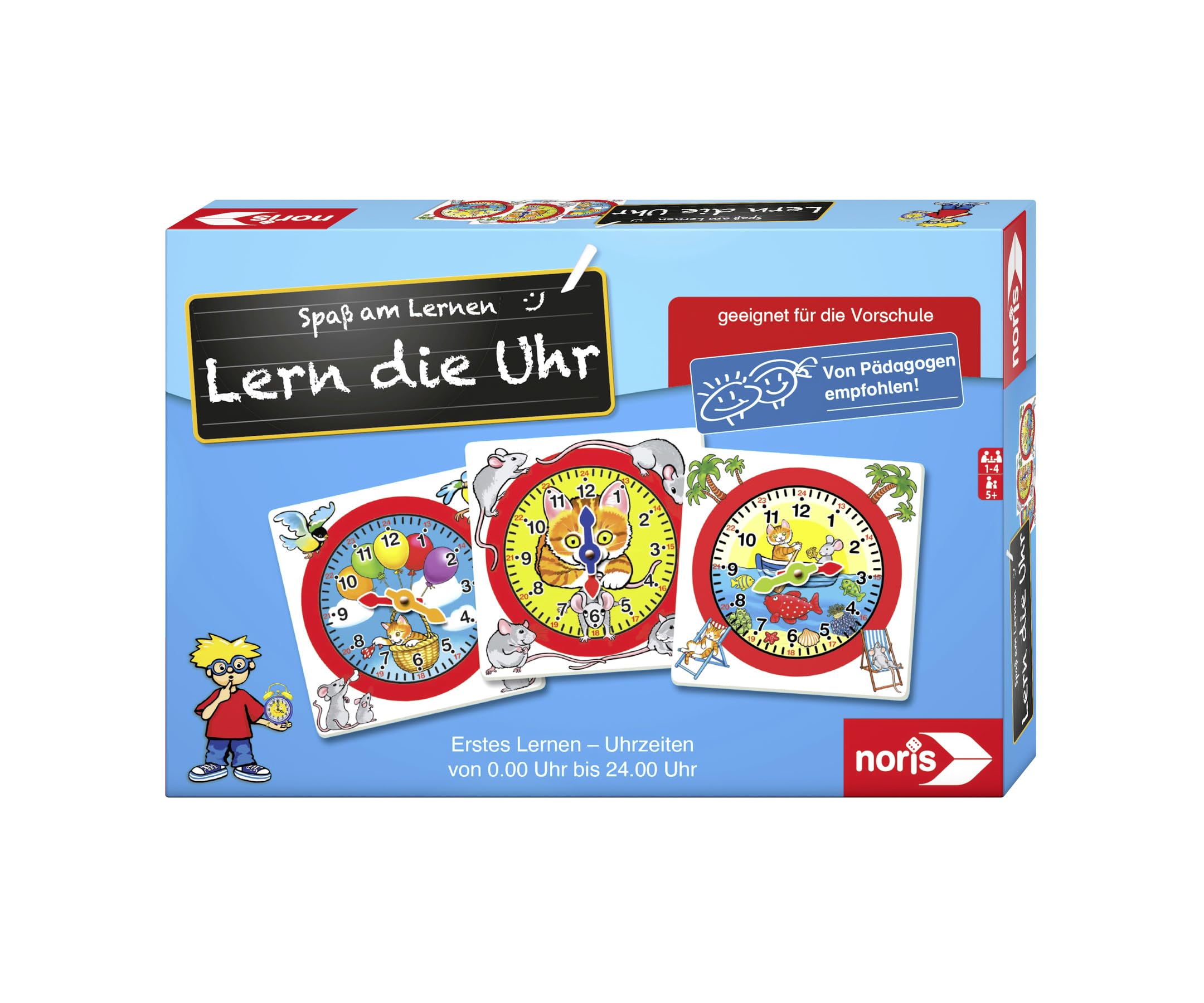 Noris "Lern die Uhr Eductional game (Multi-Color)