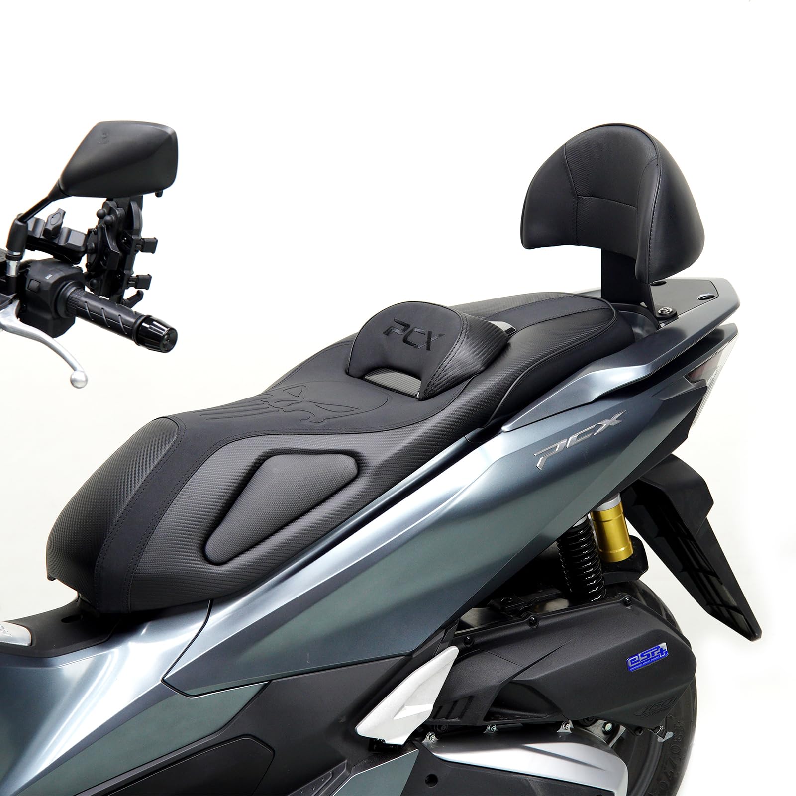 Amazon | Entrotechタンデムバックレスト PCX125 PCX150 PCX160 新型