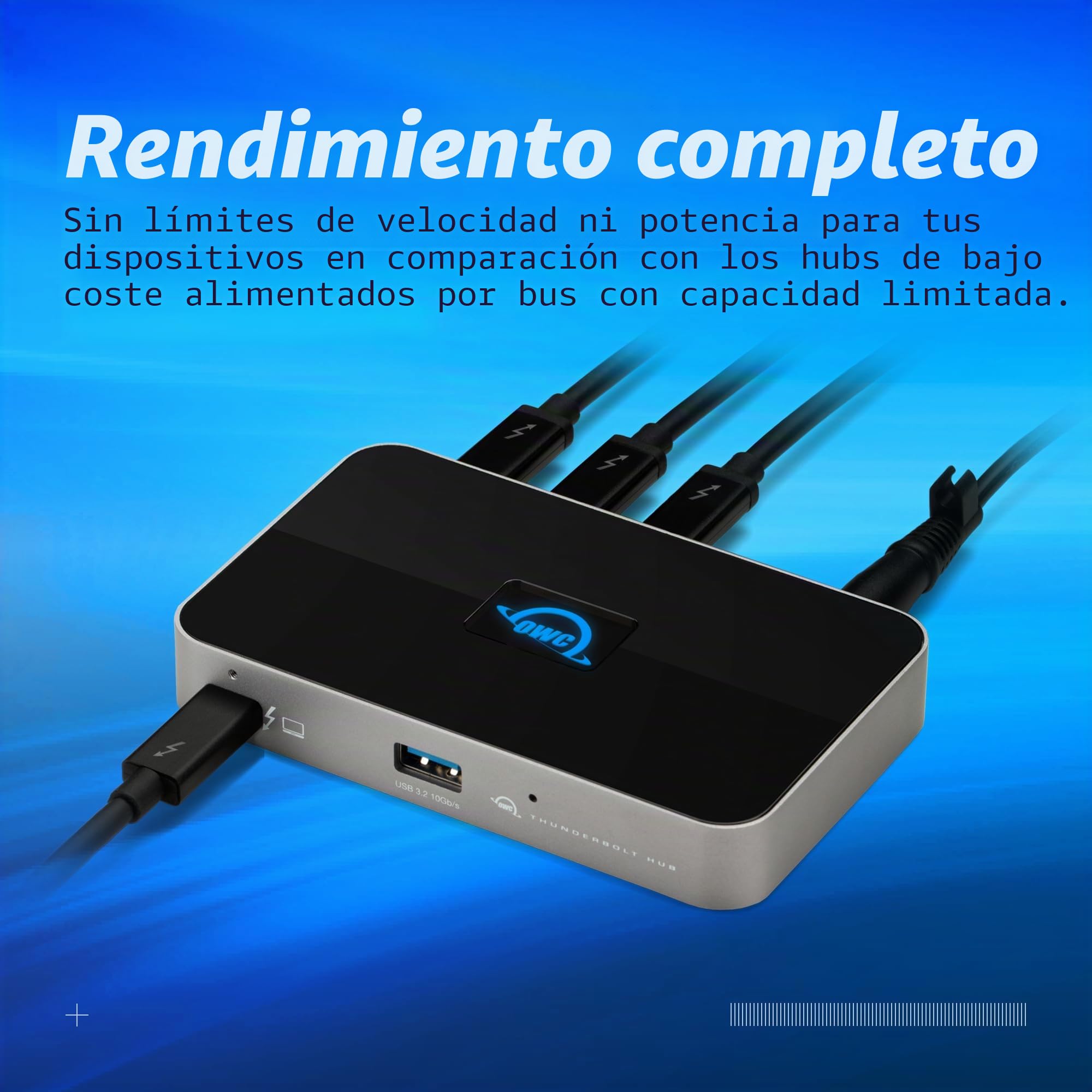 OWC - Hub Thunderbolt - Hub Thunderbolt 4 con 5 Puertos para Mac y Windows