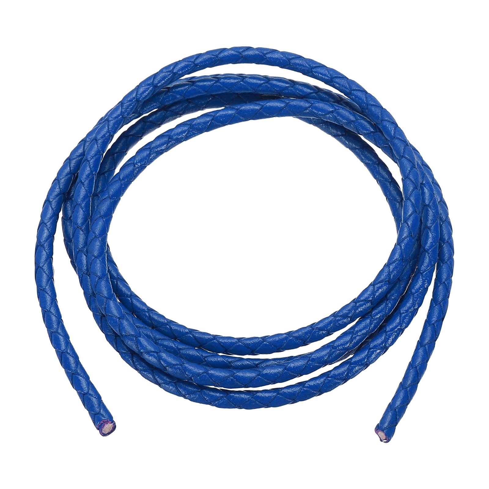 PATIKIL Round Braided Leather Cord