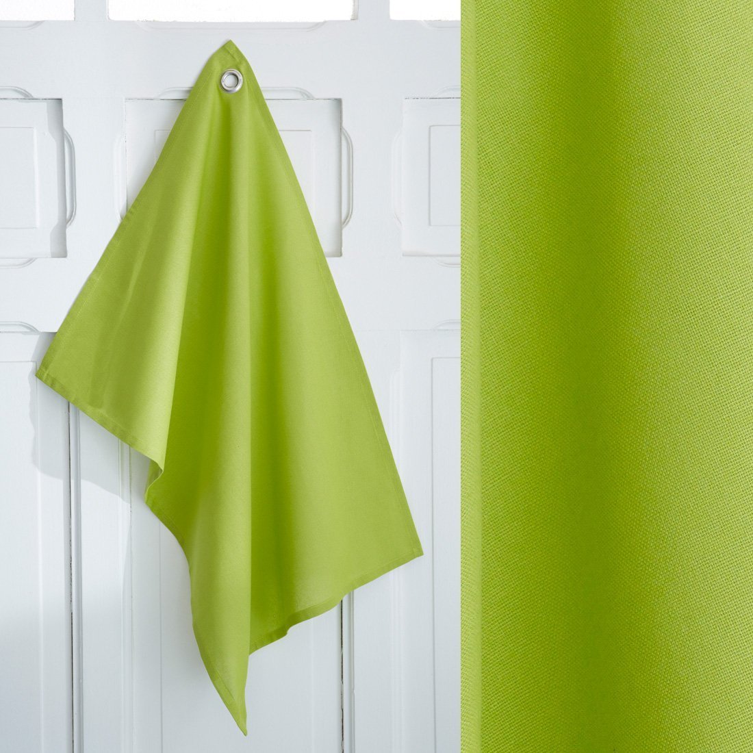 TODAY 257574 Cotton Tea Towel Fern/Green 50 x 70 cm, 50x70-cm - Image 3