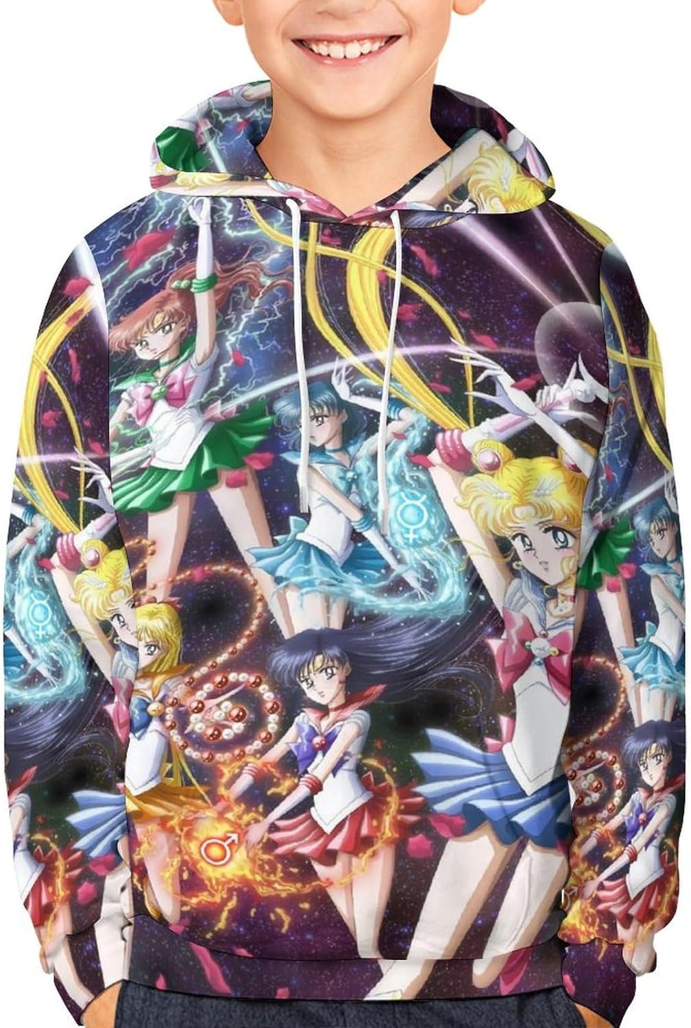 美少女戦士セーラームーンCosmos 月野うさぎ パーカー キッズ ファスナー トレーナー 長袖通学 ティーンエイジャー 春秋冬 セ