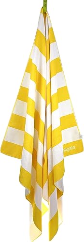 Miniatura 10 de allgala Toalla de playa de microfibra con diseño de rayas Cabana de gran tamaño, 40 x 70 pulgadas, color azul rey (paquete de 1) - BT81206