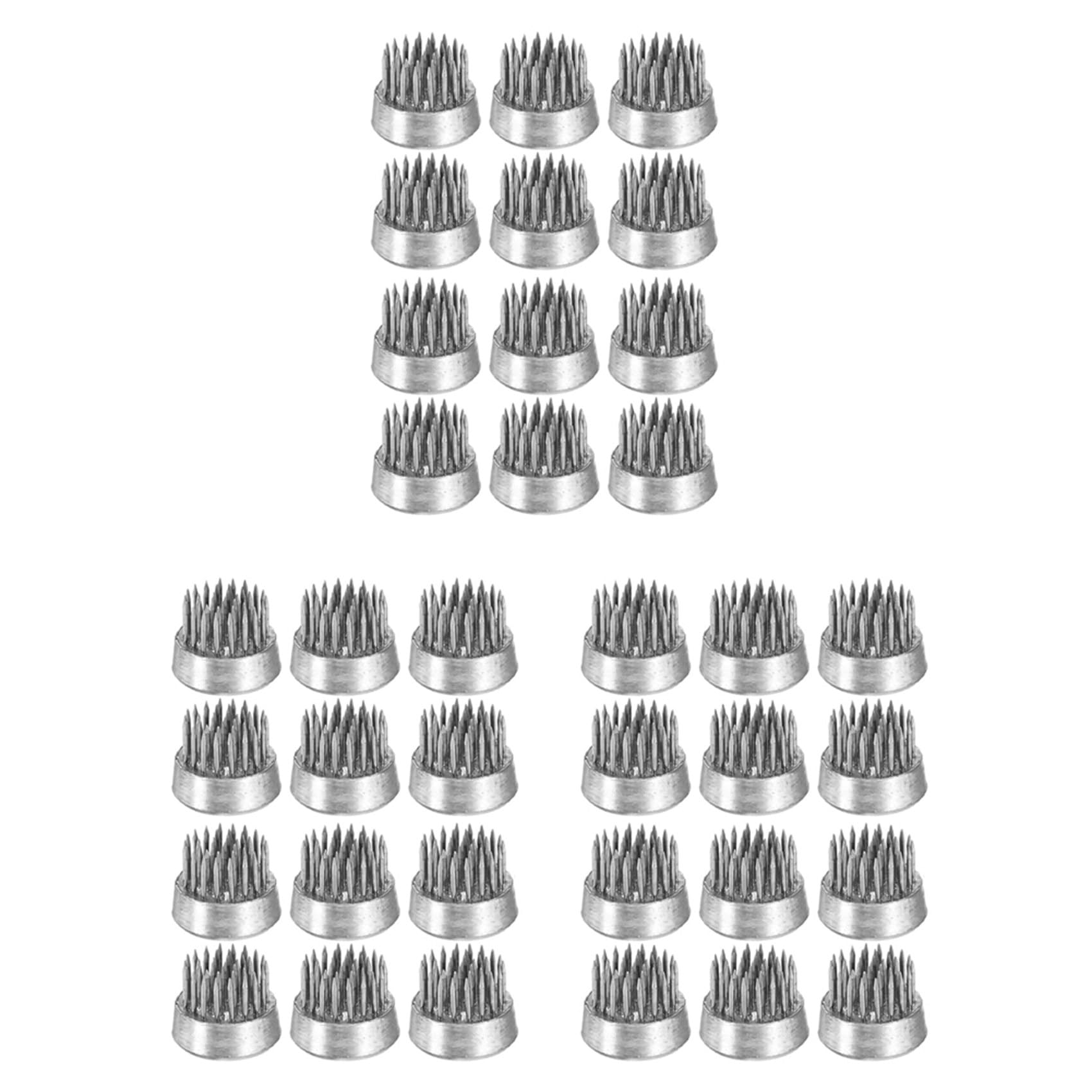 Hndhbfgrt 36pcs Flower Frog, Round Stainless Floral Frogs, Flower Arranger Fixed Tool Pin Frog for Flower Arrangement Vase