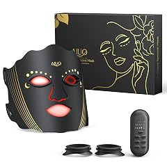 Red Light Therapy for Face Led Face Mask Light Therapy with Rechargeable Remote LED Face Mask Light Therapy
