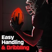 Vista 4 de Fútbol iluminado – Bola que brilla en la oscuridad – Regalos de cumpleaños para deportes al aire libre para niños de 8 a 15 años – Ideas de regalo