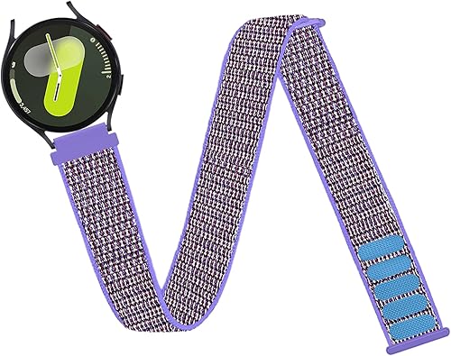 Miniatura 15 de Correa deportiva de 0.787 in para tobillo/brazo compatible con Samsung Galaxy Watch 7/6/5/4/FE de 1.732 in 1.575 in/Watch 5 Pro/Galaxy Watch 6 negro