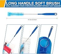 Vista 2 de TAGVO Hydration Bladder Cleaning Kit, 6 in 1 Water Bladder Cleaner Set - 3 Brushes, Collapsible Hanger, 12 Cleaning Tablets & Carry Pouch, Water