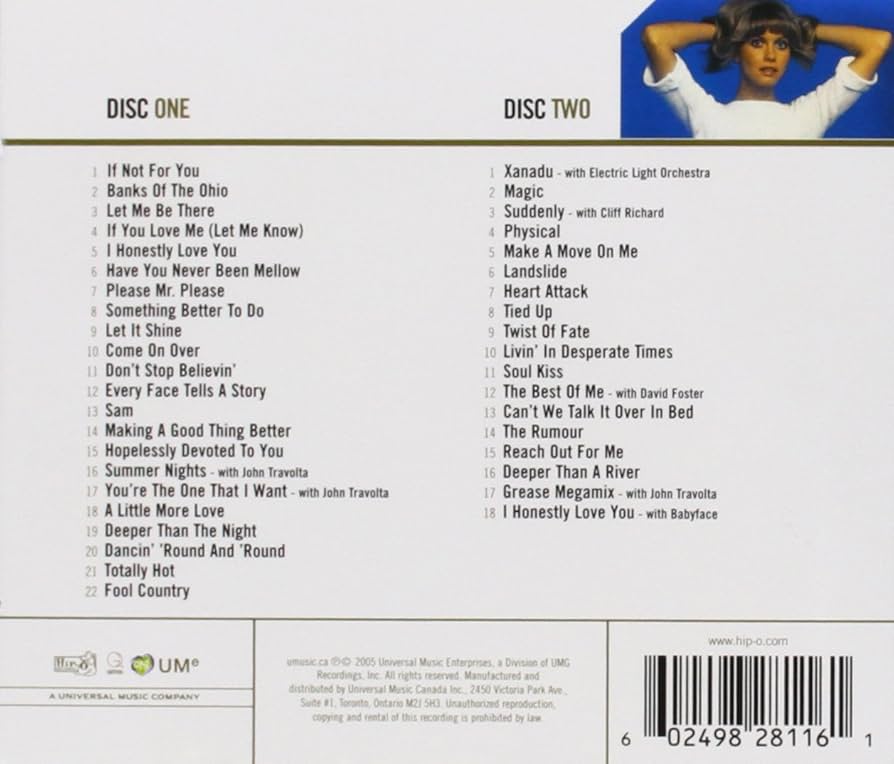 オリビア・ニュートン・ジョン/ビデオ・ゴールドⅠ&Ⅱ〈2枚組〉 オリビア・ニュートン・ジョン/ビデオ・ゴールドⅠ&Ⅱ〈2枚組〉