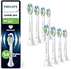 Philips Sonicare W2 Optimal White, Genuine Replacement Toothbrush Heads, White, 8 Pack, HX6068/87