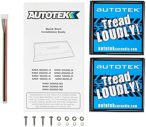 Miniatura 7 de Autotek MM2020.2 Mean Machine Series - Amplificador de audio para automóvil puente - 2 canales, clase A/B, 2000 vatios, refuerzo de graves