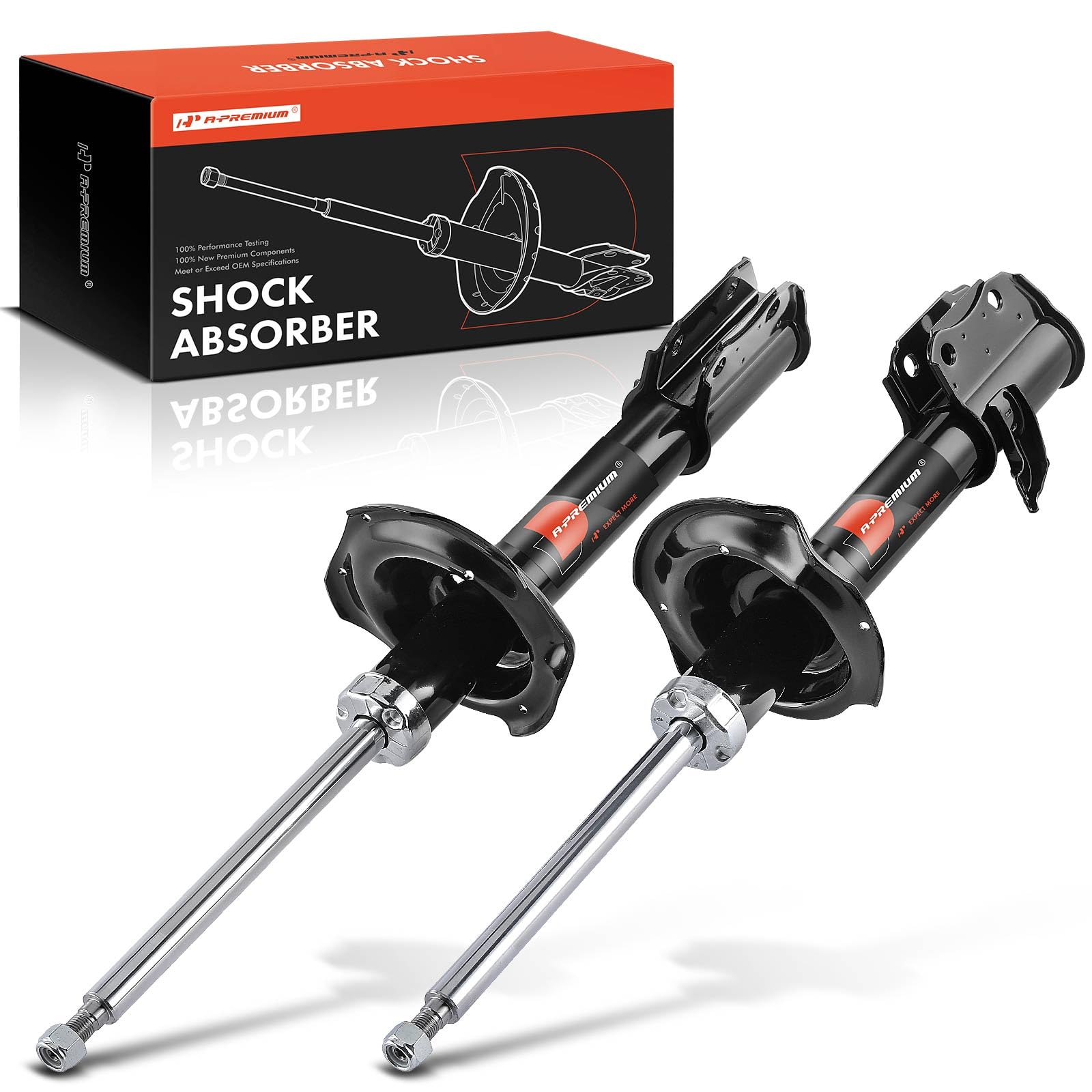Photo 1 of A-Premium Rear Pair (2) Shock Absorber Strut Assembly Compatible with Subaru Forester 1998-2002 H4 2.5L, No Self Leveling Suspension, Driver and Passenger Side