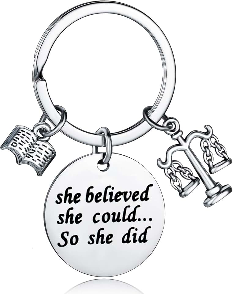 Lawyer Keychain Graduation Gift