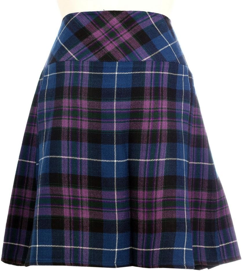 The Scotland Kilt Company Women's Knee Length Kilt 20" in Pride of Scotland Tartan Ladies Dress Outfit Various Sizes