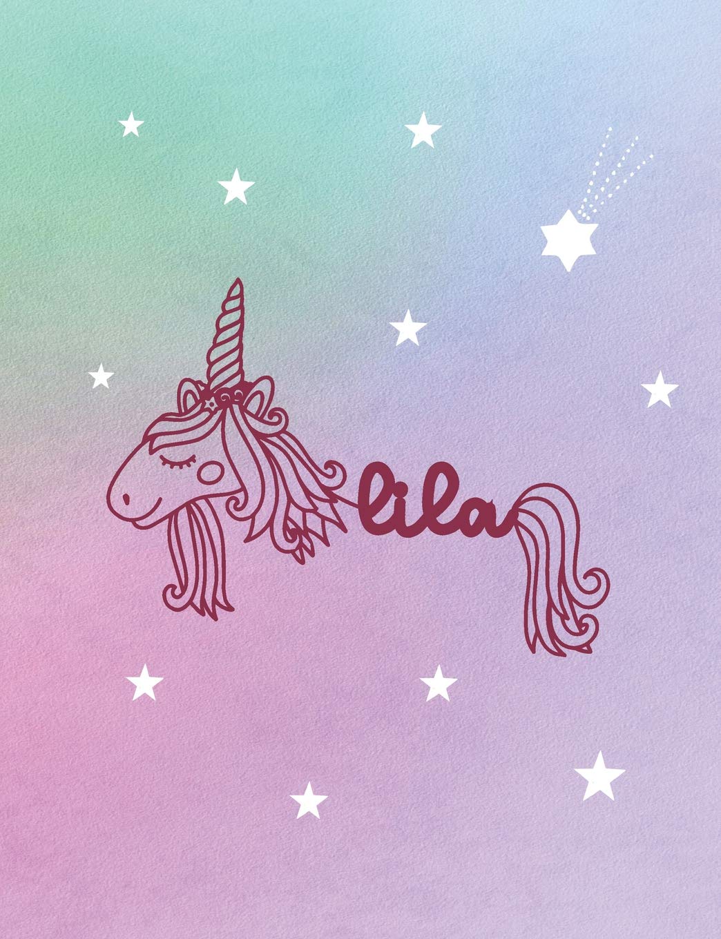 Lila: Unicorn Name Notebook