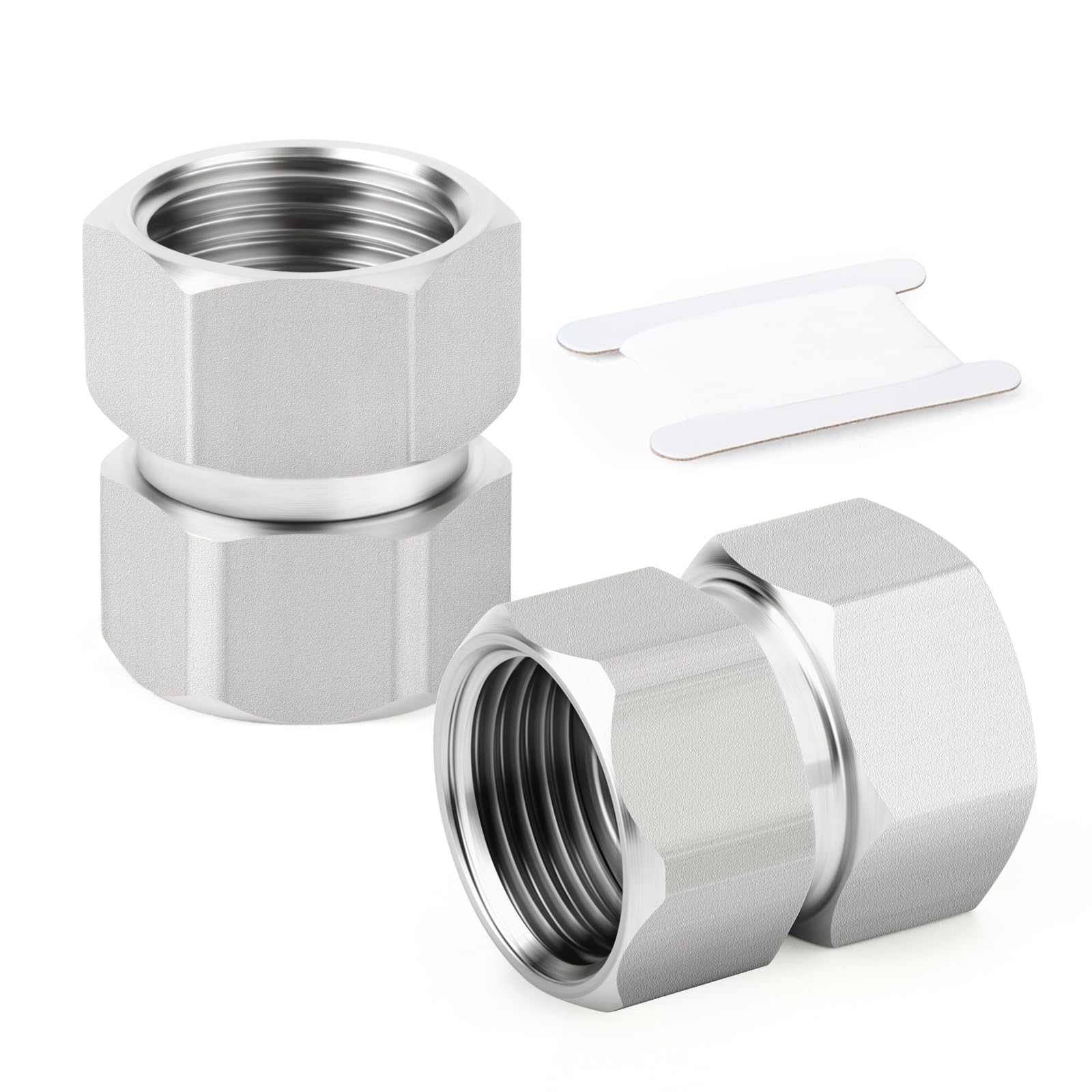 ERGAOBOY 1 piezas de conector en T flexible y móvil de 3 vías, acero inoxidable 304, 1/2" macho BSP, tuerca de unión en T para rociador, válvula angular, brazo de ducha — view 34