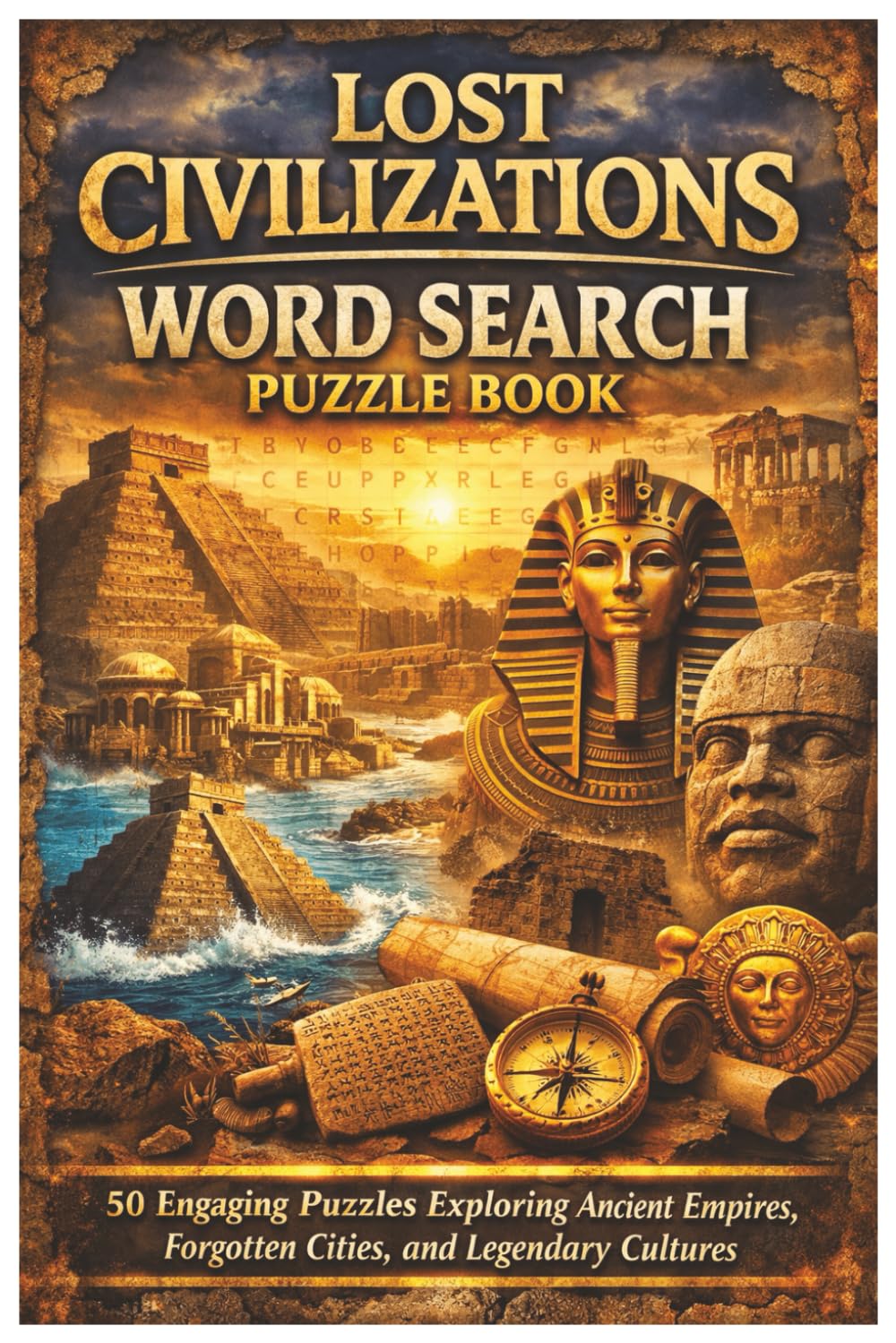 Lost Civilizations Word Search Puzzle Book: 50 Engaging Puzzles Exploring Ancient Empires, Forgotten Cities, and Legendary Cultures (Word Search Puzzle Collection)