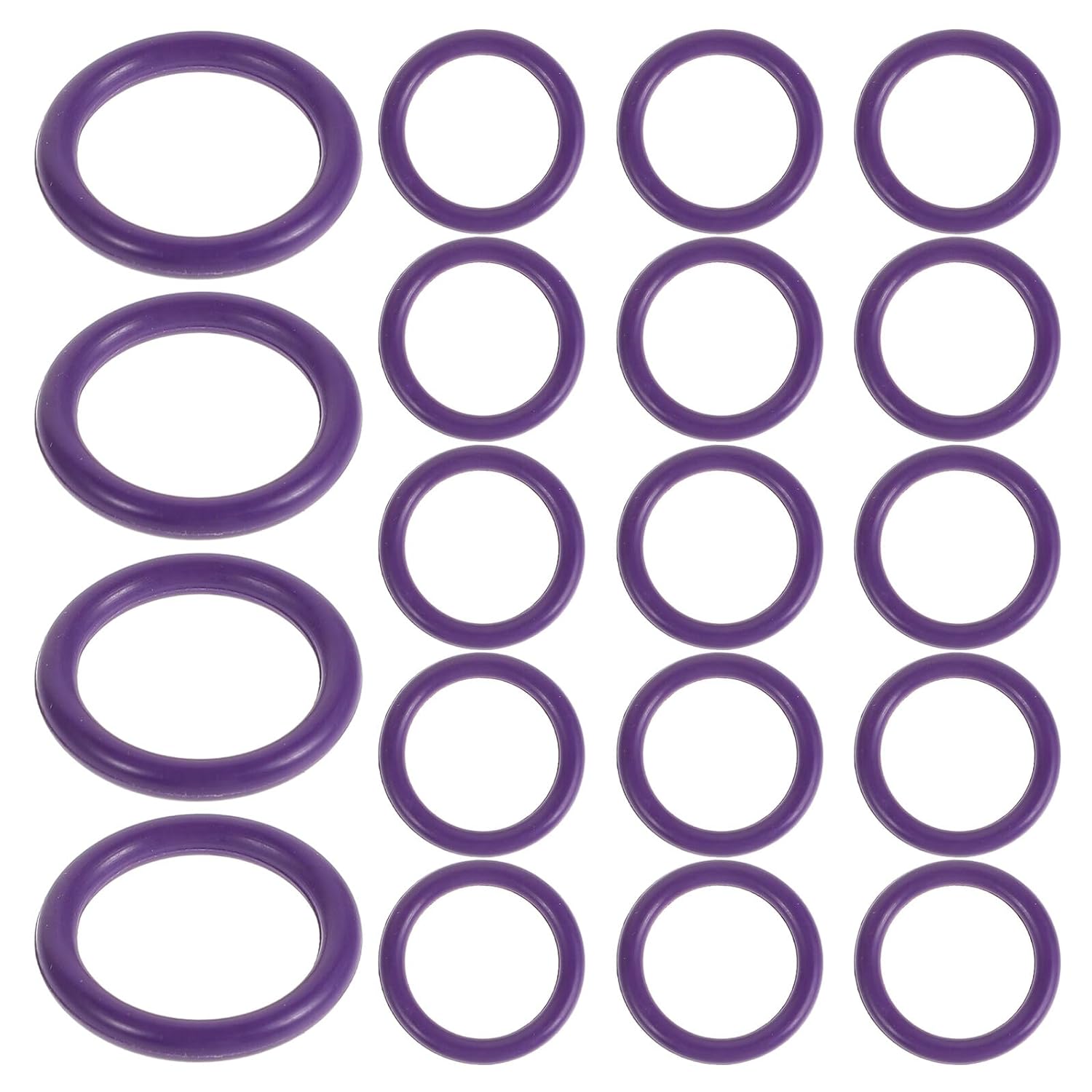 50pcs Automotive Replacement Air Conditioning Pump Gasket Seal Rings Kit, O-Rings Washer Set for Car Cooling System Repair, Sturdy Seal for Vehicle Cooling System