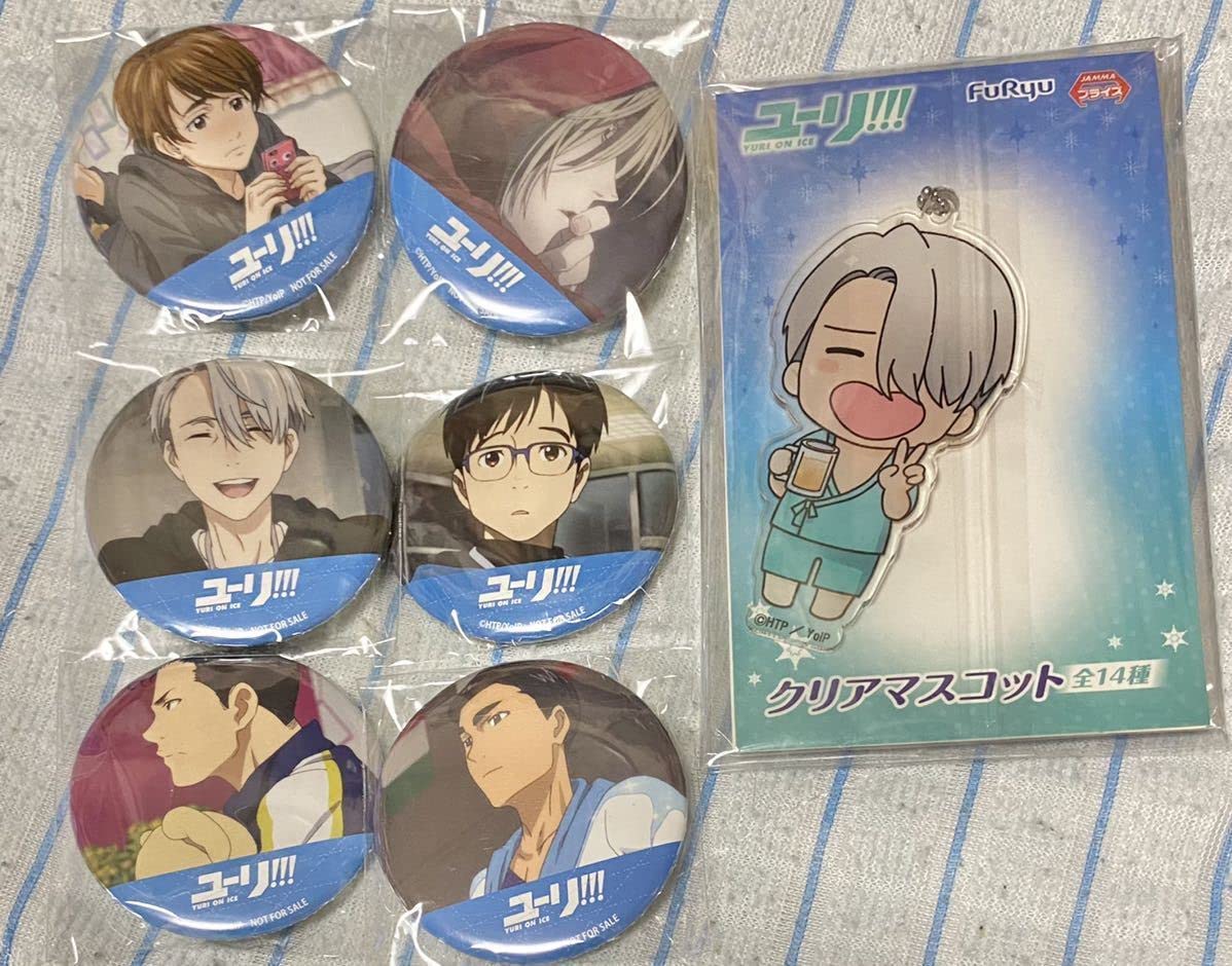 Amazon.co.jp: ユーリオンアイス ユーリon ice アクキー ヴィクトル 缶 