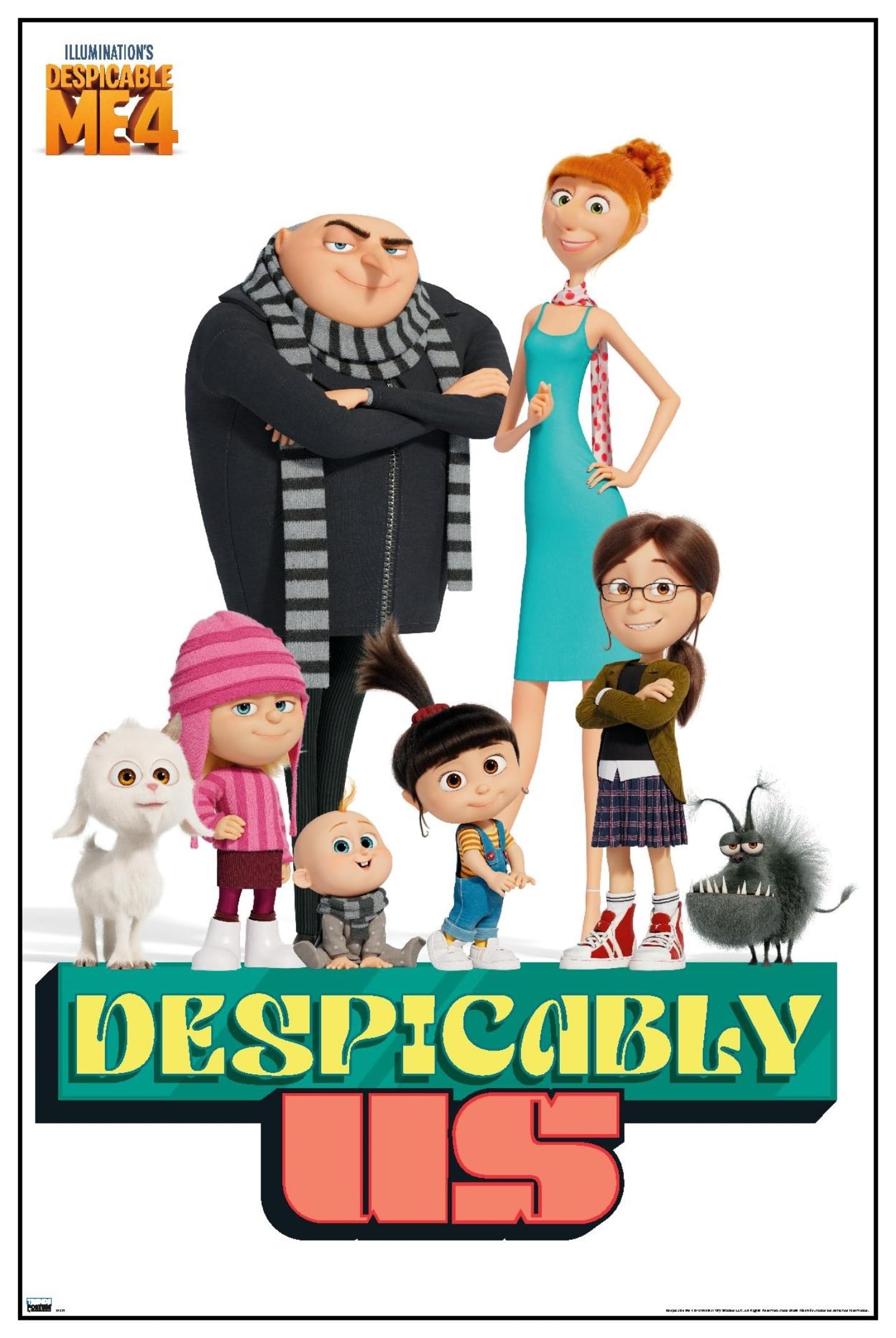 Trends International Illumination Despicable Me 4 - Despicably Us Wall Poster, 34L x 22.4W, Unframed Version