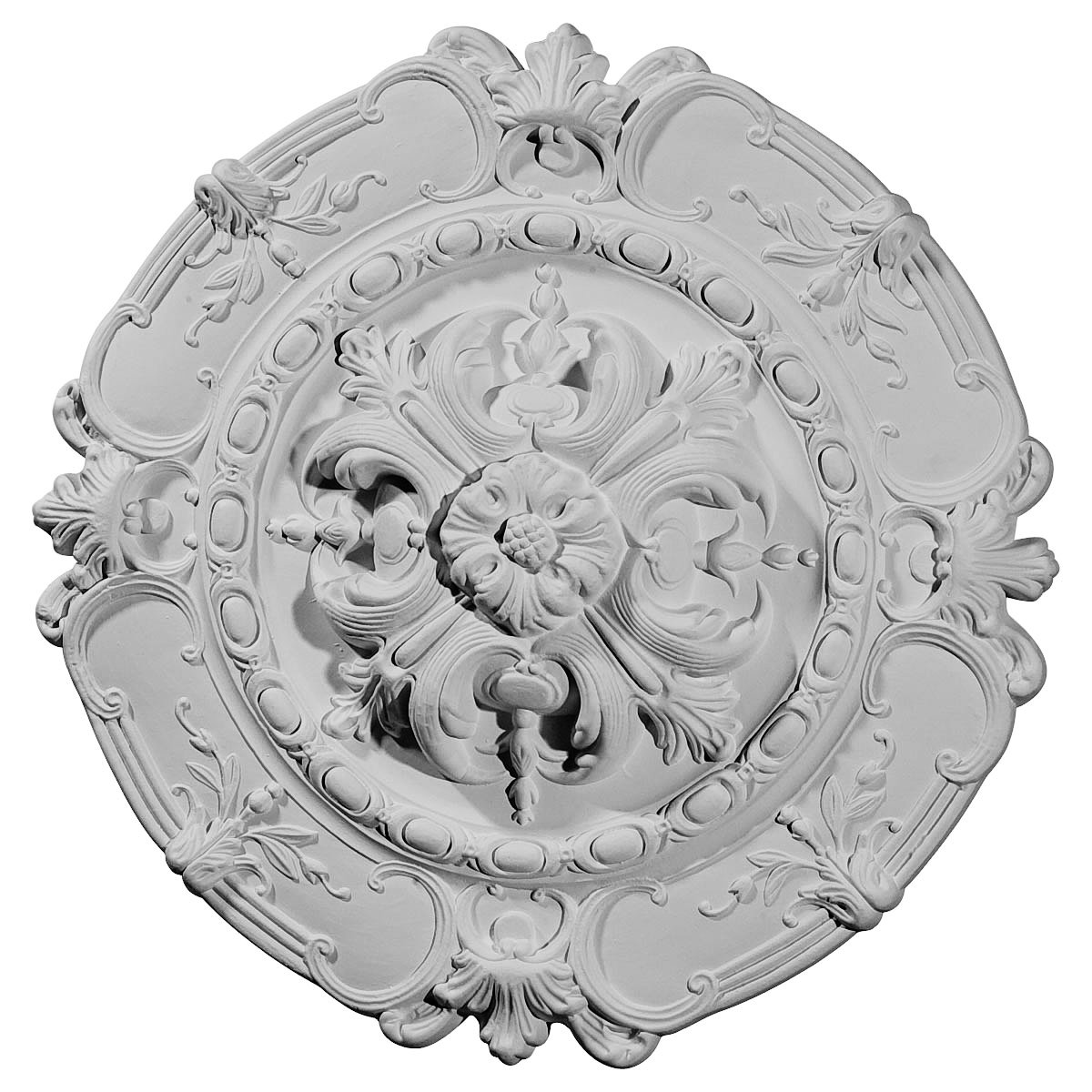 Ekena MillworkCM16SO Southampton Ceiling Medallion, 16 1/2"OD x 2 3/8"P, Factory Primed