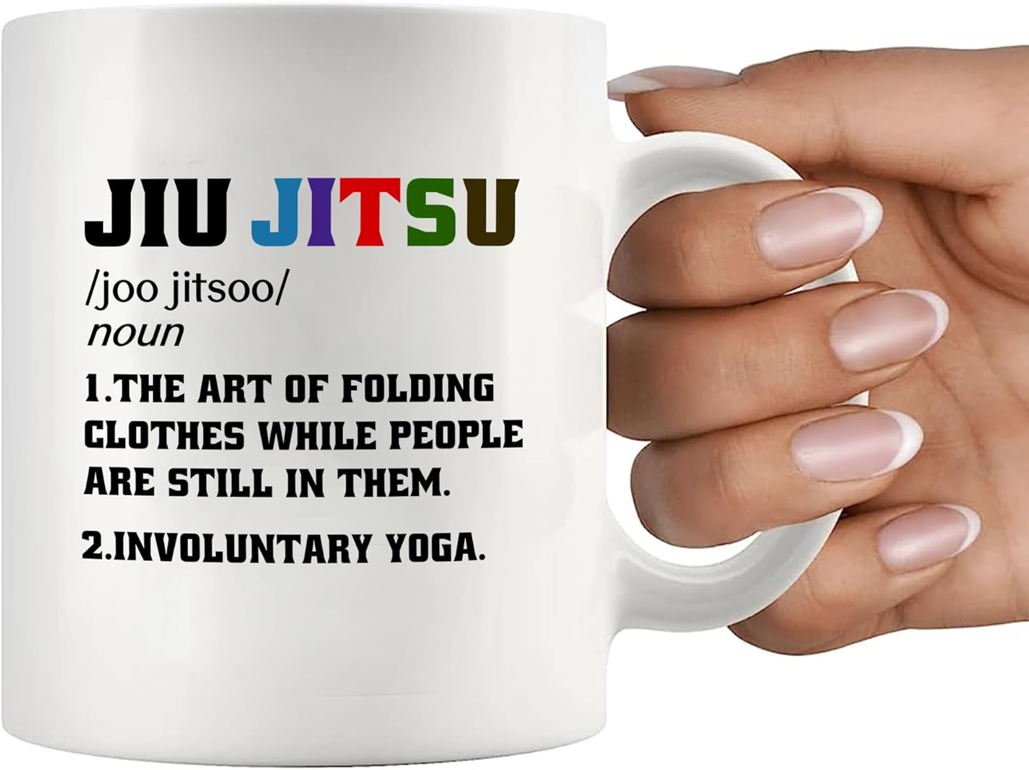 Panvola Jiu Jitsu Definition Funny Jiu Jitsu Gifts Jiujitsu Coach Player Funny Sarcastic Novelty Drinkware Ceramic Mug 11 oz White - Image 7