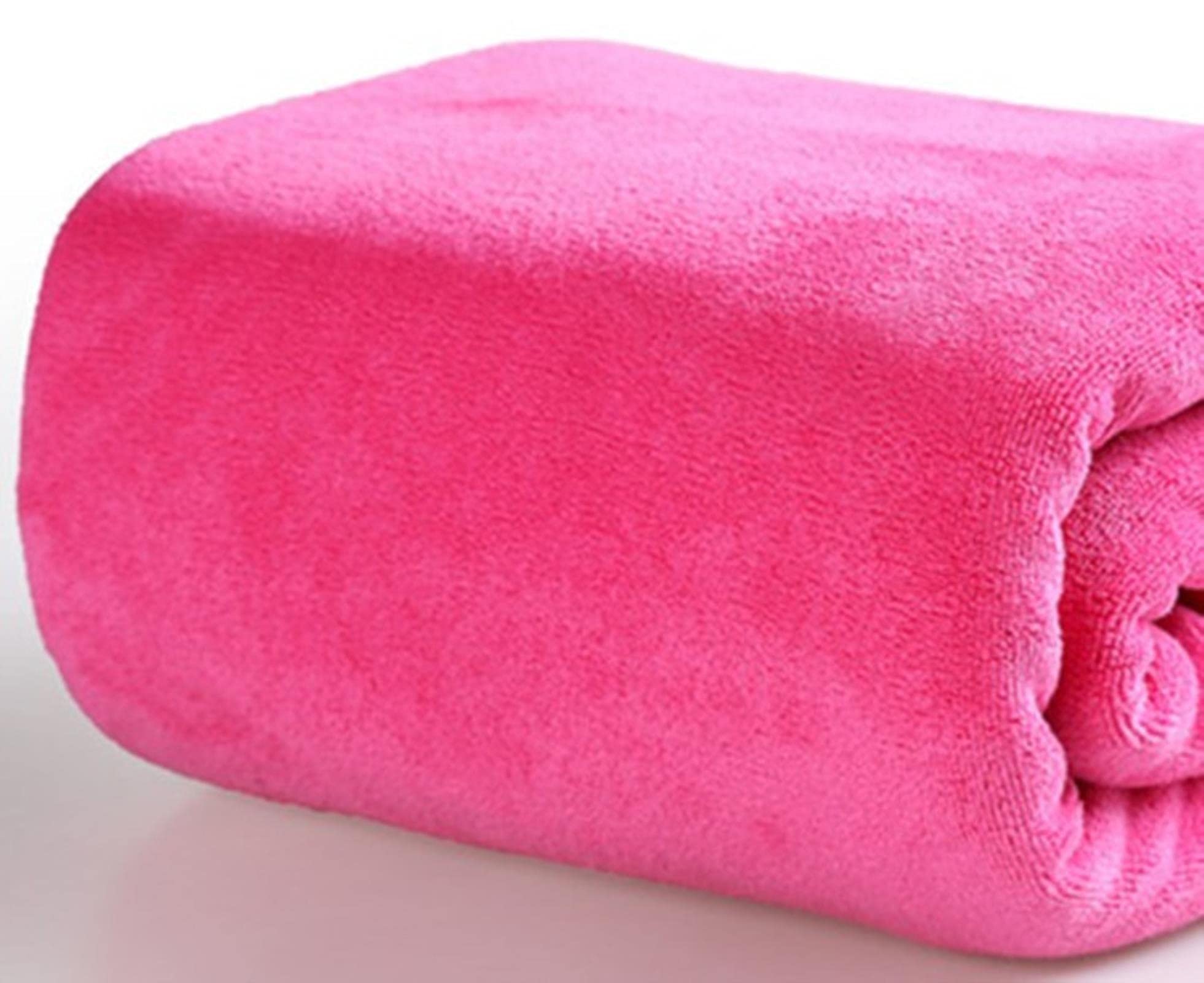 Soft Quick Dry Beach Towel and Pool Towel Variety Pack （Pack of 6 – 30in x 70in (Deep Powder)