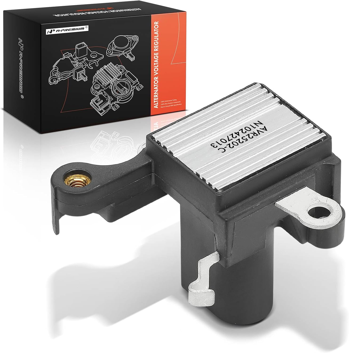 A-Premium Alternator Voltage Regulator Compatible with Ford Focus 2012-2025 1.0L, Grand C-Max C 2012-2025 1.0L, 13.7V B-Circuit 13.7 Vest